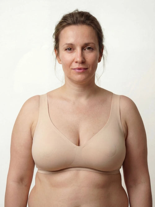 LINIA Żelowe Uniesienie Modelujący Biustonosz Bezszwowy V-Neck