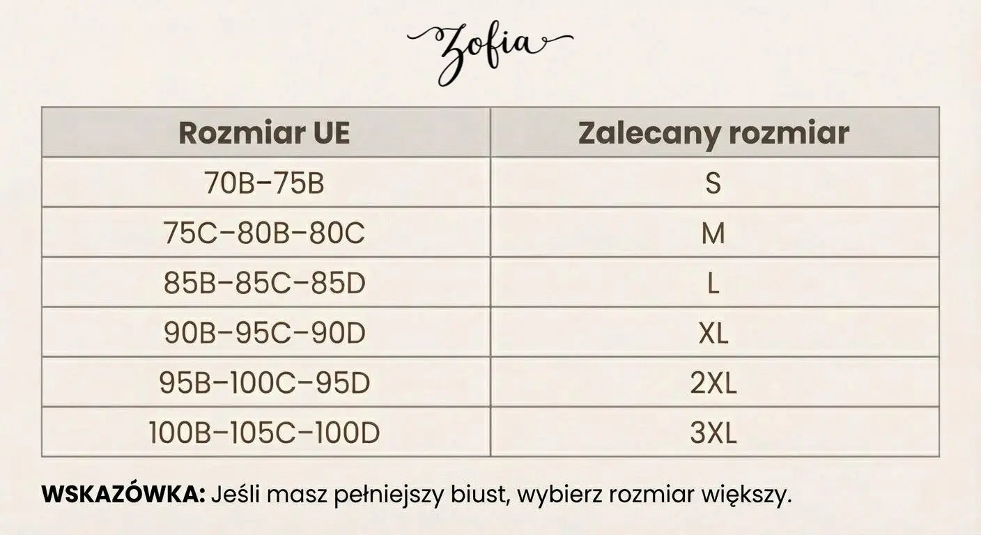 Biustonosz Zofia | Technologia Jelly