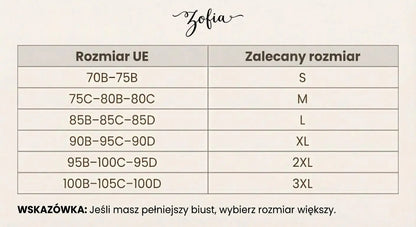 Biustonosz Zofia | Technologia Jelly